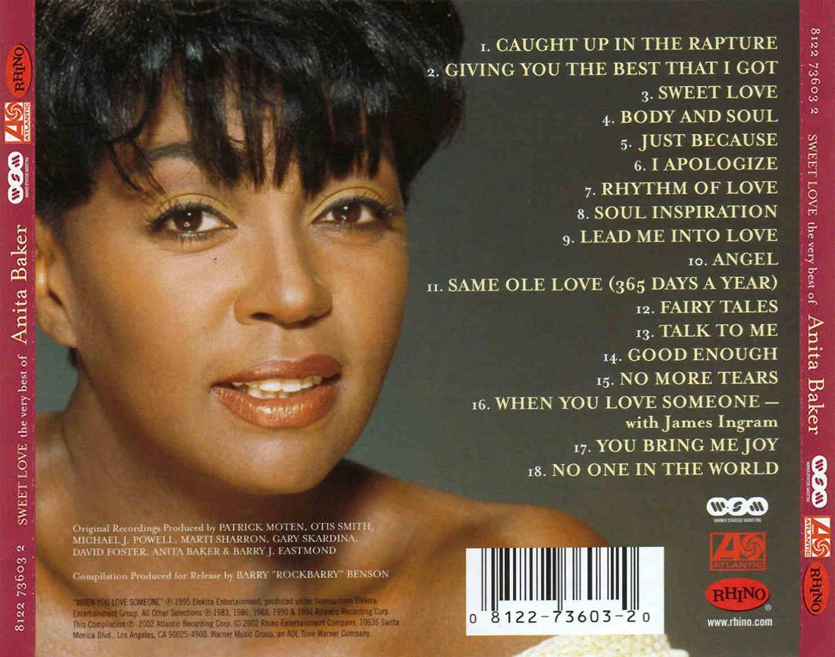 ... de Anita Baker - Sweet Love (The Very Best Of Anita Baker) - Portada