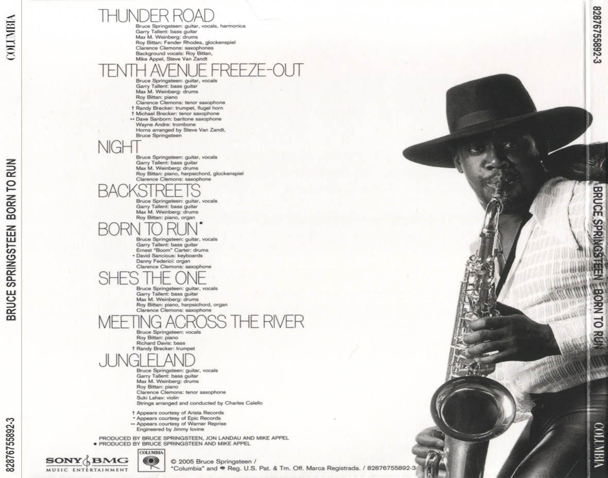 Car�tula Frontal de Bruce Springsteen - Born To Run (2005)