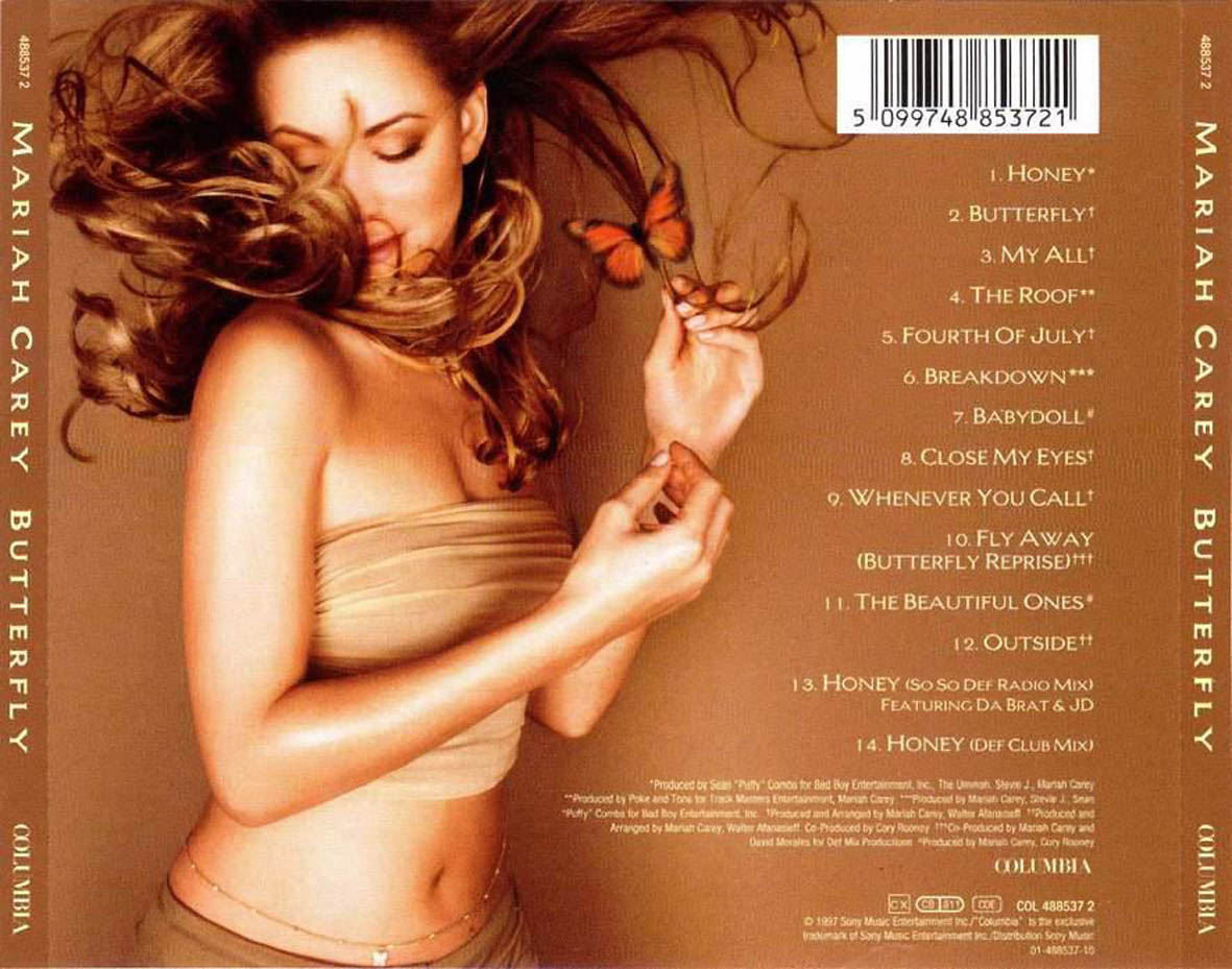 Mariah Carey Butterfly Trasera