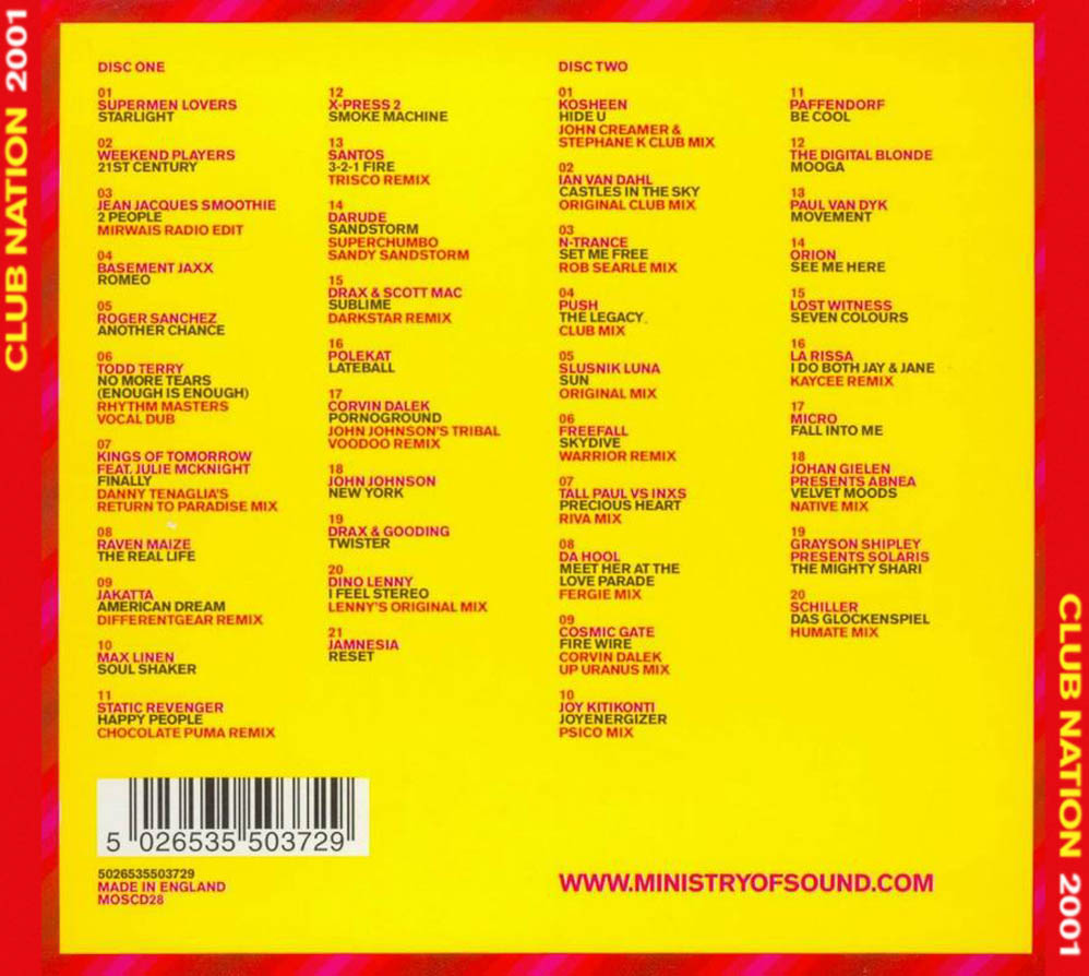 Ministry of Sound: The Summer Annual 2001 - Lastfm
