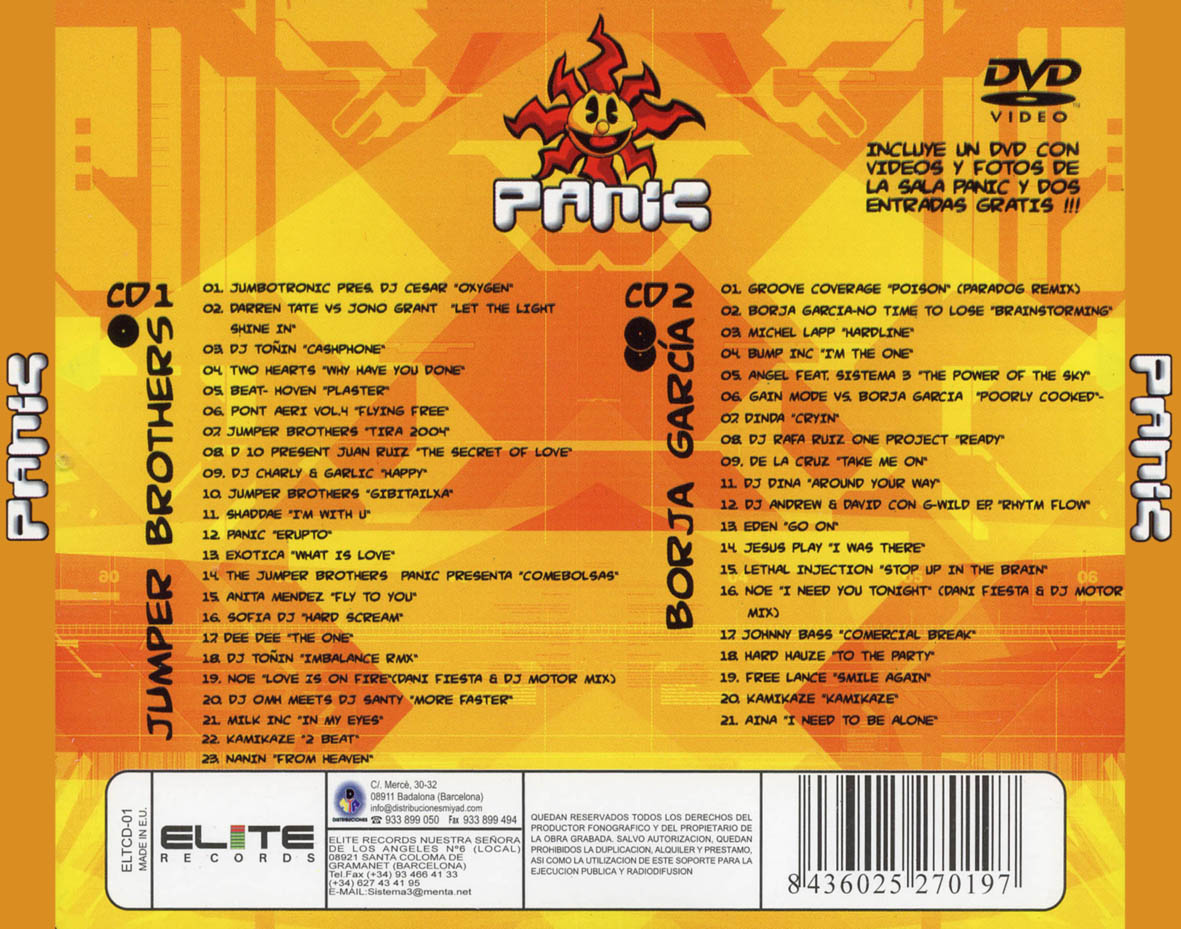 Car�tula Frontal de Panic