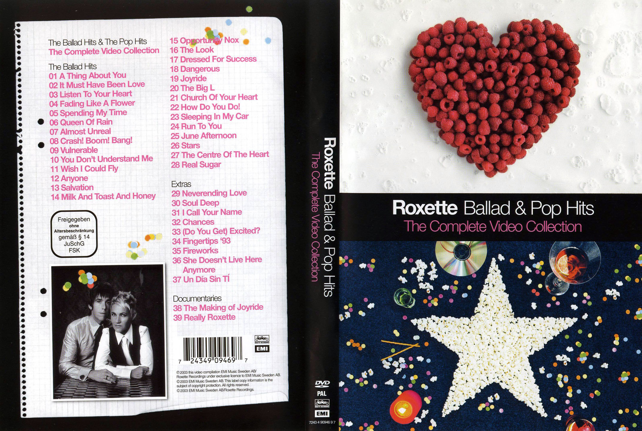 Resultado de imagen para ROXETTE COLLECTION  DVD