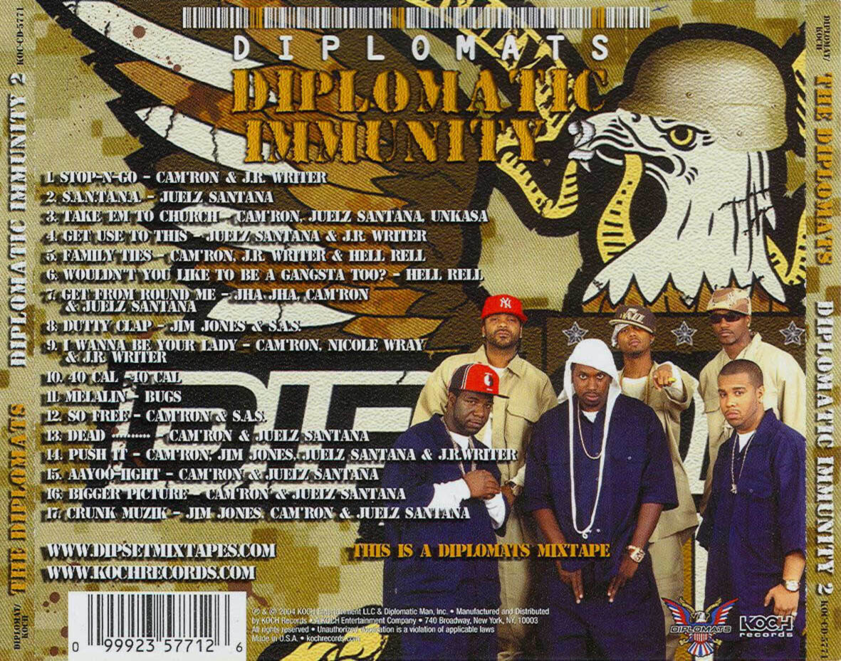 Carátula Trasera de The Diplomats - Diplomatic Immunity 2 - Portada