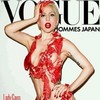 Lady Gaga vestida a base de chuletones