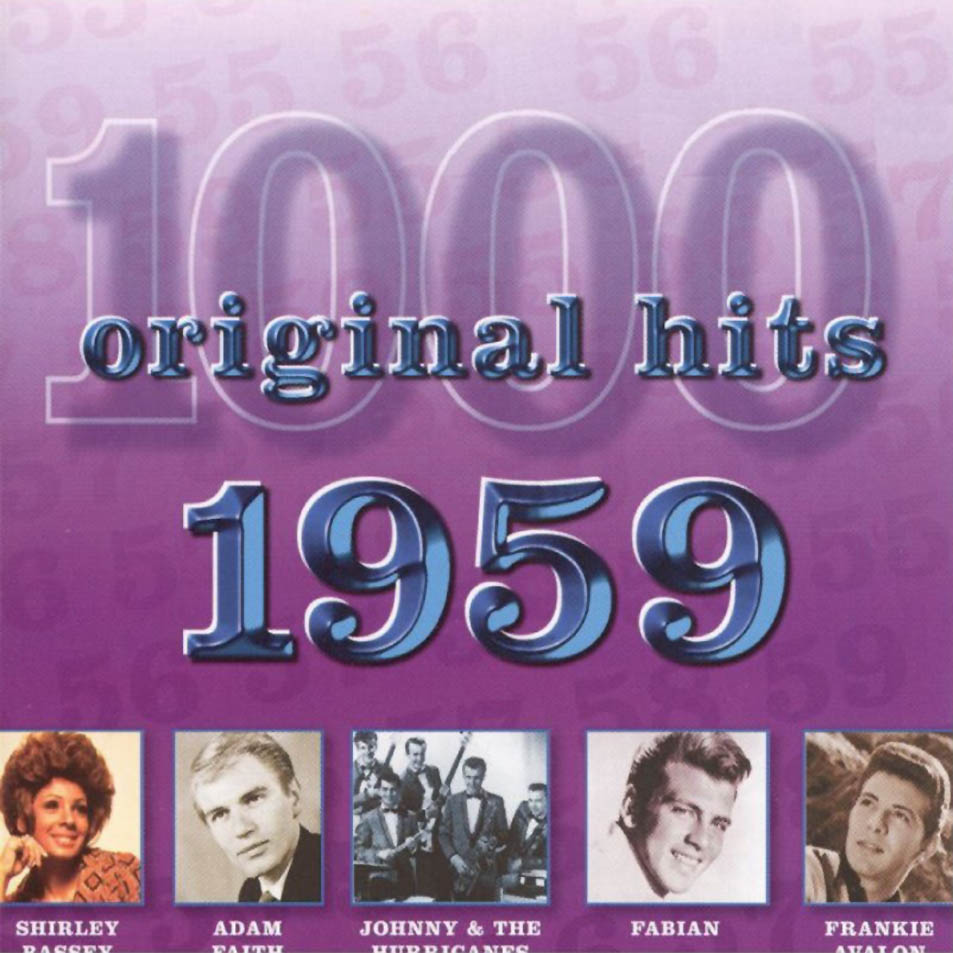 Cartula Frontal de 1000 Original Hits 1959