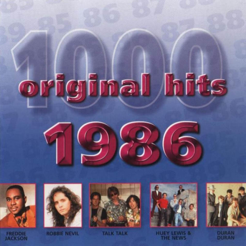 Cartula Frontal de 1000 Original Hits 1986