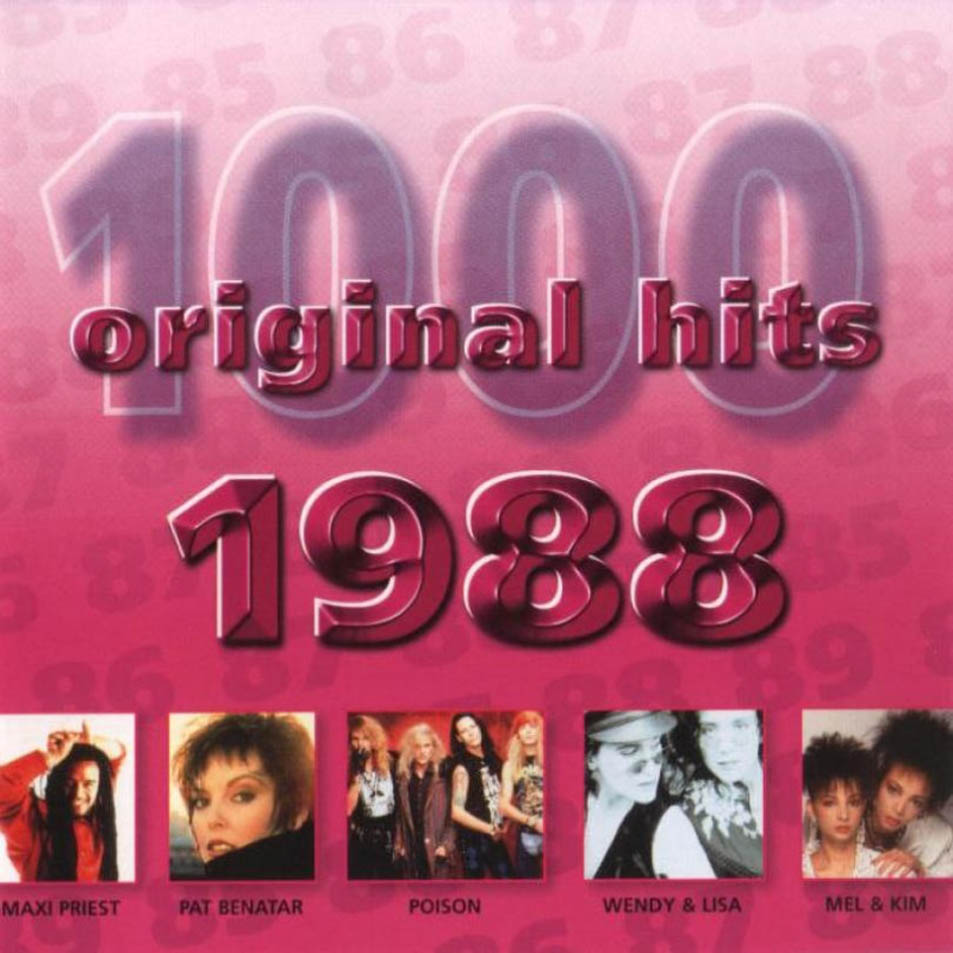 Cartula Frontal de 1000 Original Hits 1988