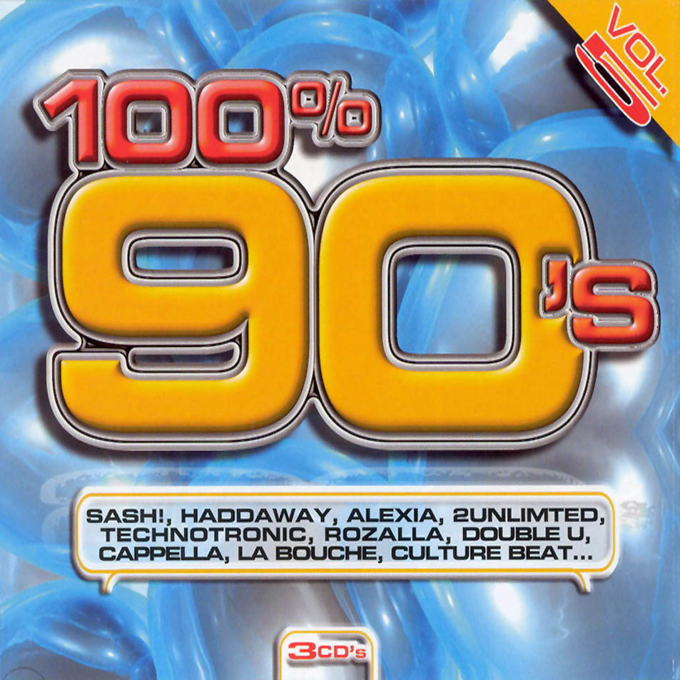 Cartula Frontal de 100% 90's Volumen 5