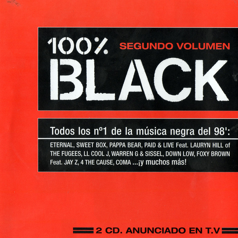 Cartula Frontal de 100% Black Volumen 2