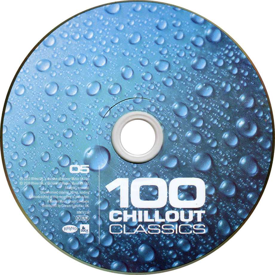 Cartula Cd5 de 100 Chillout Classics