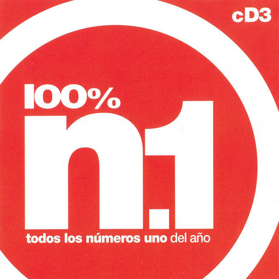 Cartula Frontal de 100% Numeros Uno (2005) Cd3