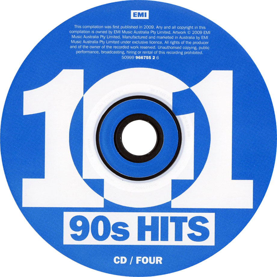 Cartula Cd4 de 101 90s Hits