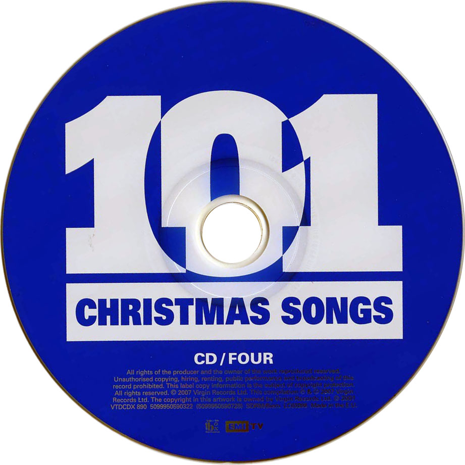Cartula Cd4 de 101 Christmas Songs