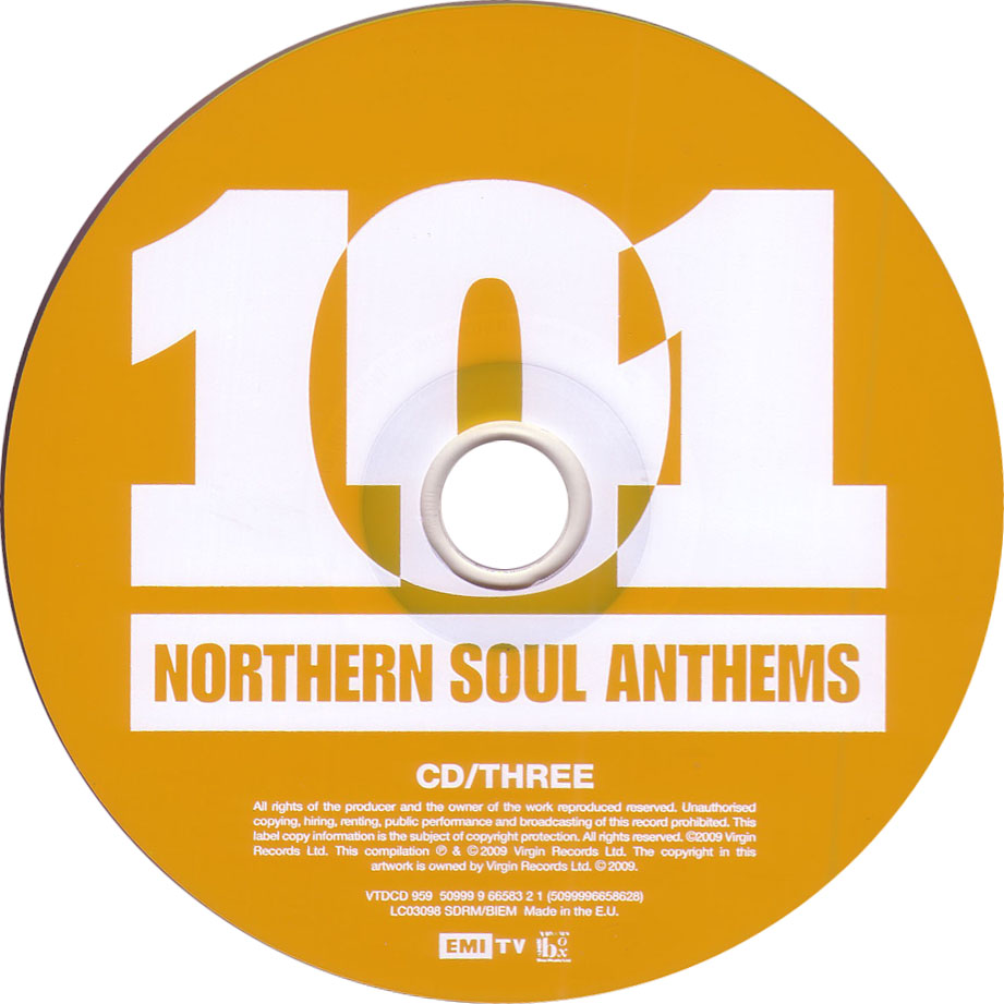 Cartula Cd3 de 101 Northern Soul Anthems