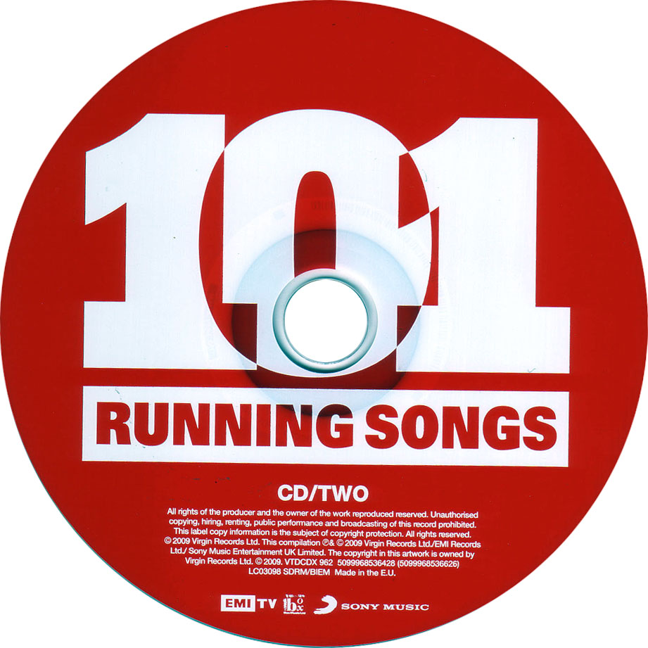 Cartula Cd2 de 101 Running Songs