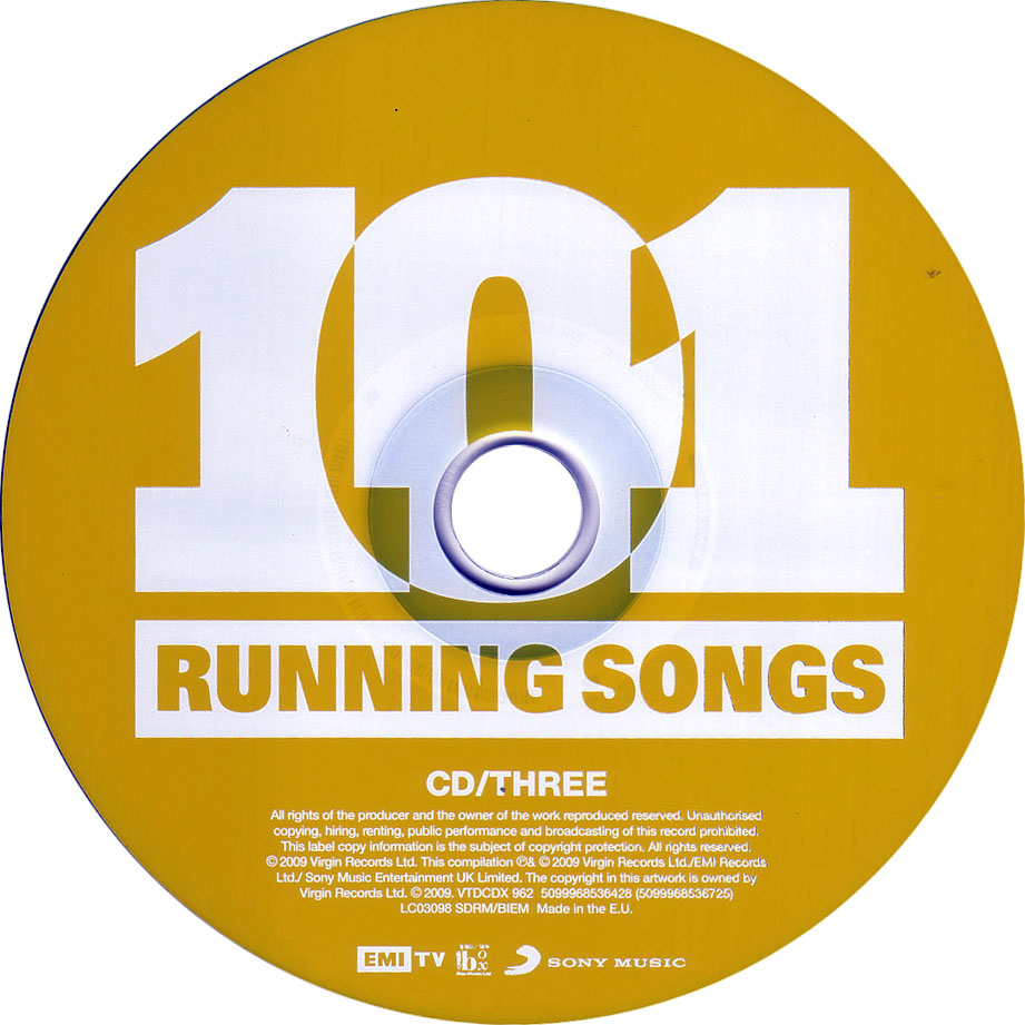 Cartula Cd3 de 101 Running Songs