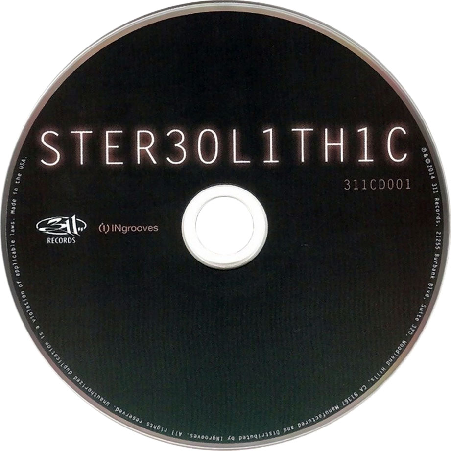 Carátula Cd de 311 - Stereolithic