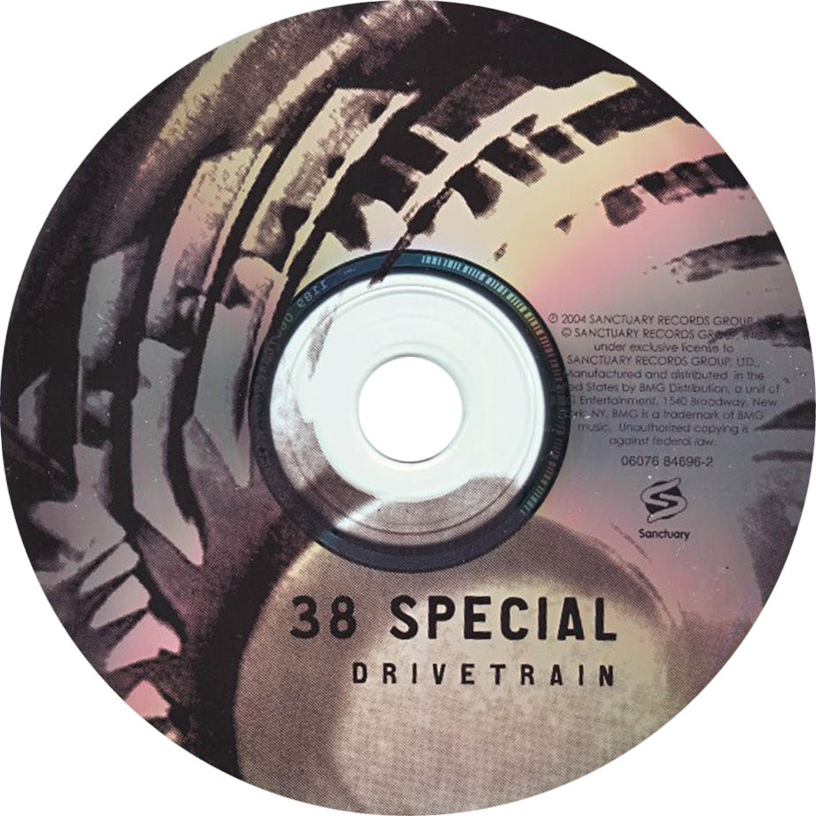 Cartula Cd de 38 Special - Drivetrain