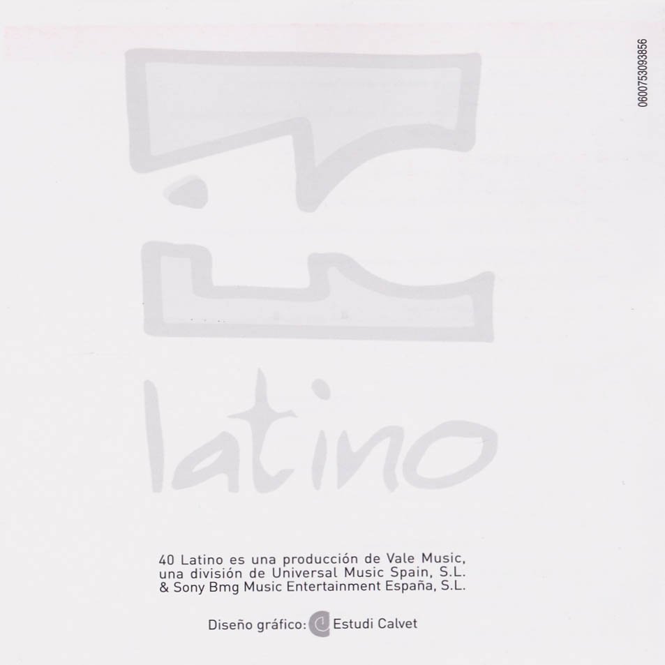 Cartula Interior Frontal de 40 Latino