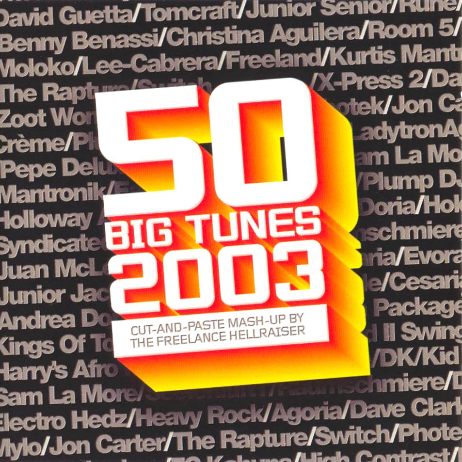 Cartula Frontal de 50 Big Tunes 2003