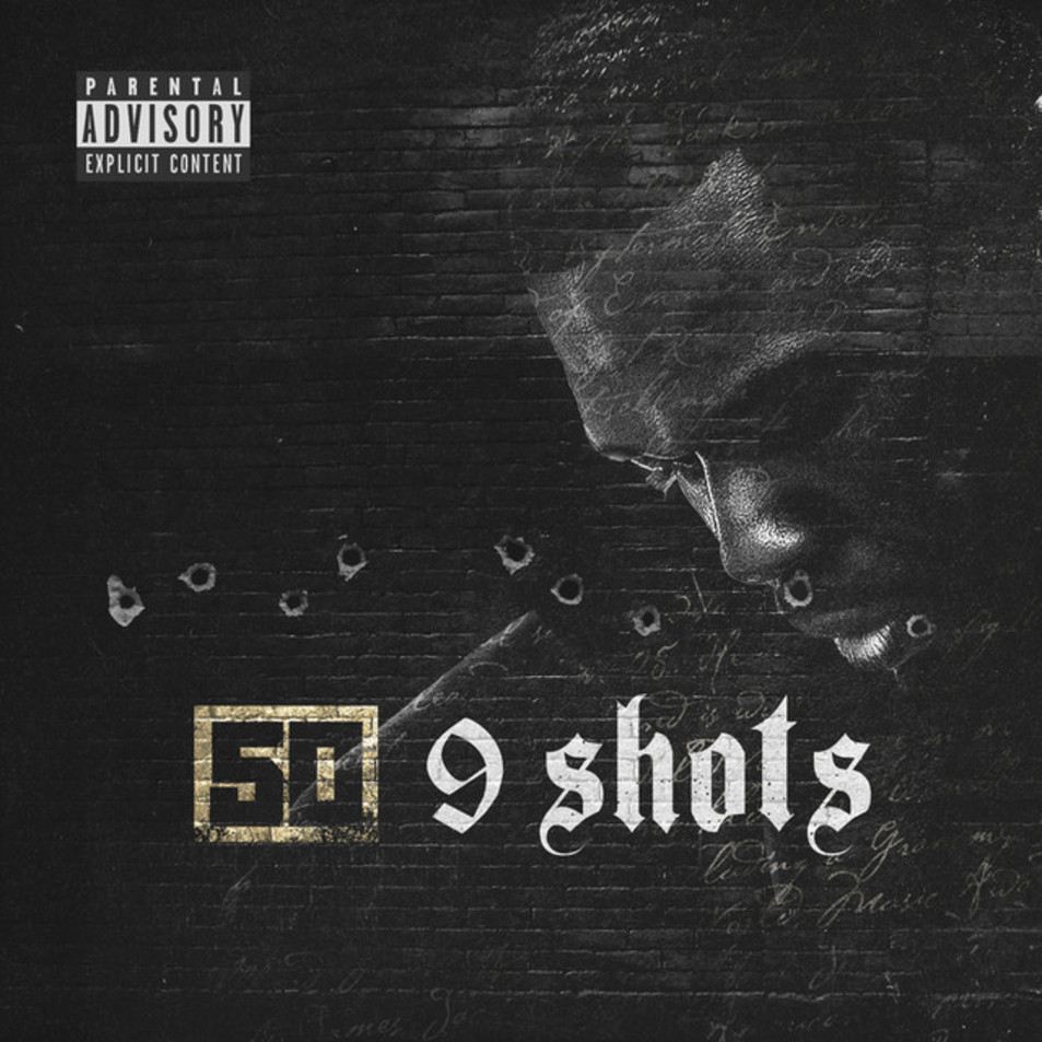 Cartula Frontal de 50 Cent - 9 Shots (Cd Single)