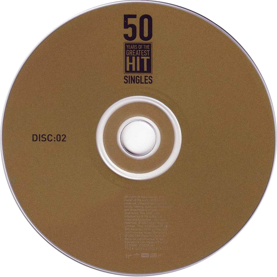 Cartula Cd2 de 50 Years Of The Greatest Hit Singles