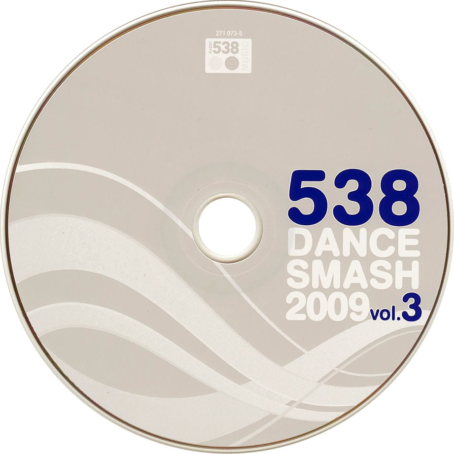 Cartula Cd de 538 Dance Smash 2009 Volume 3