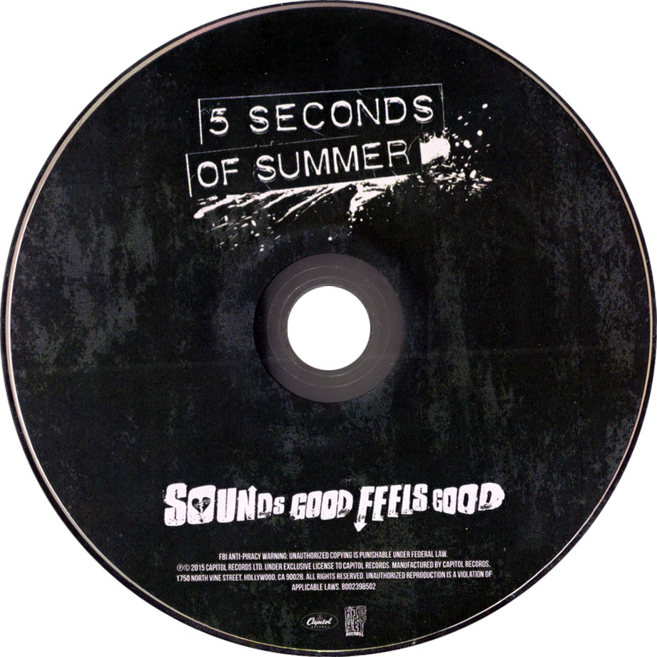 Cartula Cd de 5 Seconds Of Summer - Sounds Good Feels Good (Deluxe Edition)