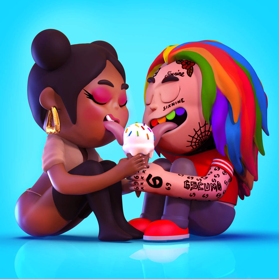 Cartula Frontal de 6ix9ine - Fefe (Featuring Nicki Minaj & Murda Beatz) (Cd Single)