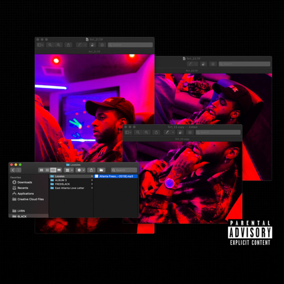 Cartula Frontal de 6lack - Atl Freestyle (Cd Single)