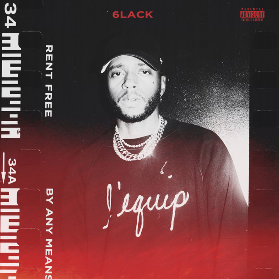 Cartula Frontal de 6lack - Rent Free / By Any Means (Cd Single)