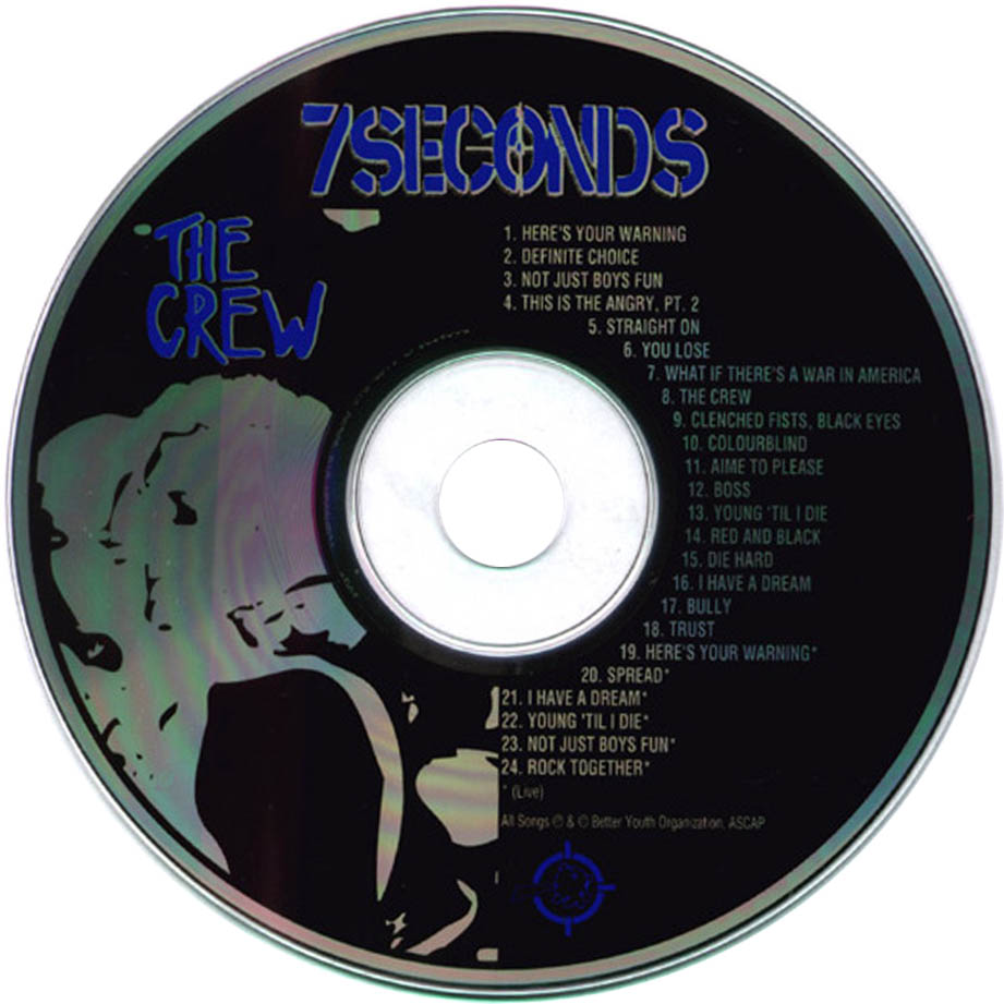 Cartula Cd de 7 Seconds - The Crew