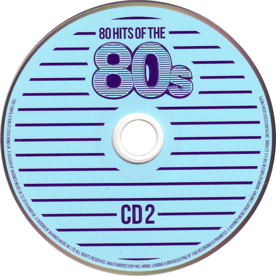 Cartula Cd2 de 80 Hits Of The 80s