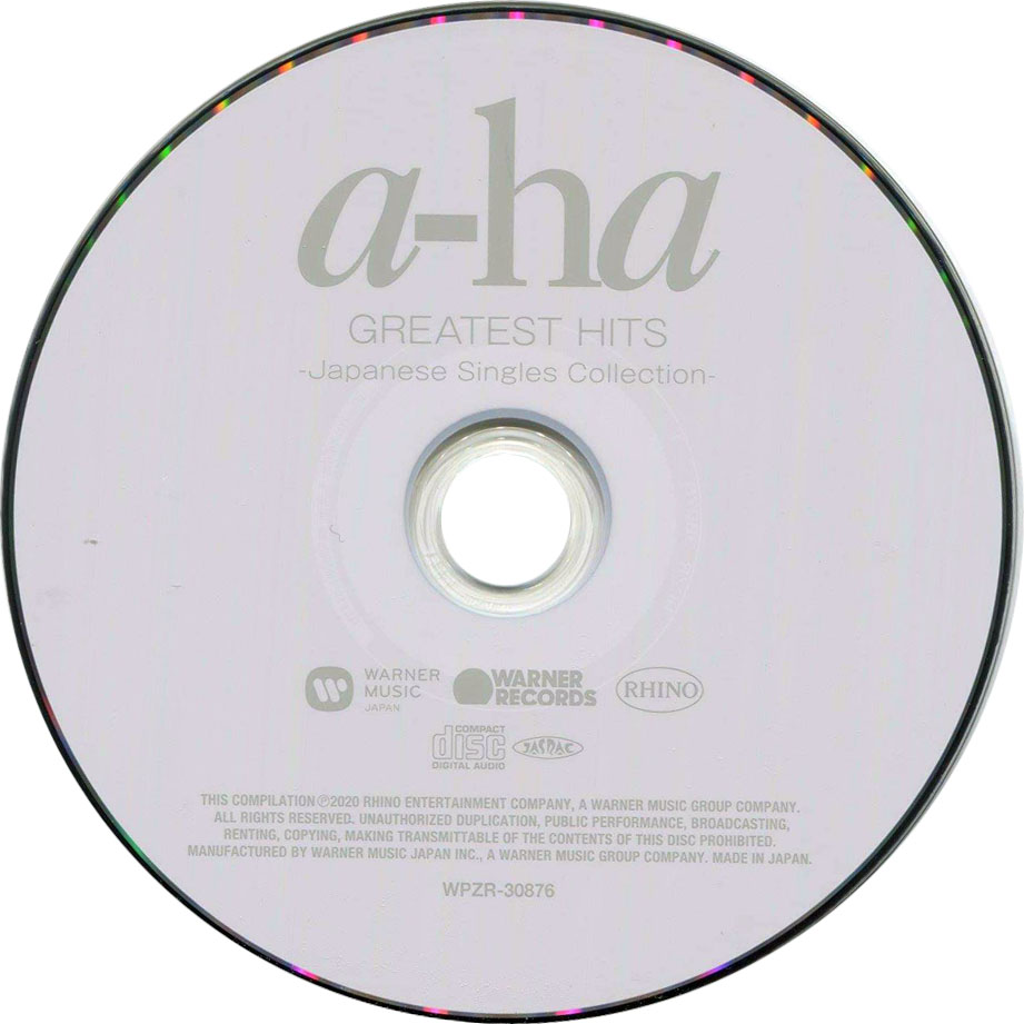 Cartula Cd de A-Ha - Greatest Hits: Japanese Singles Collection