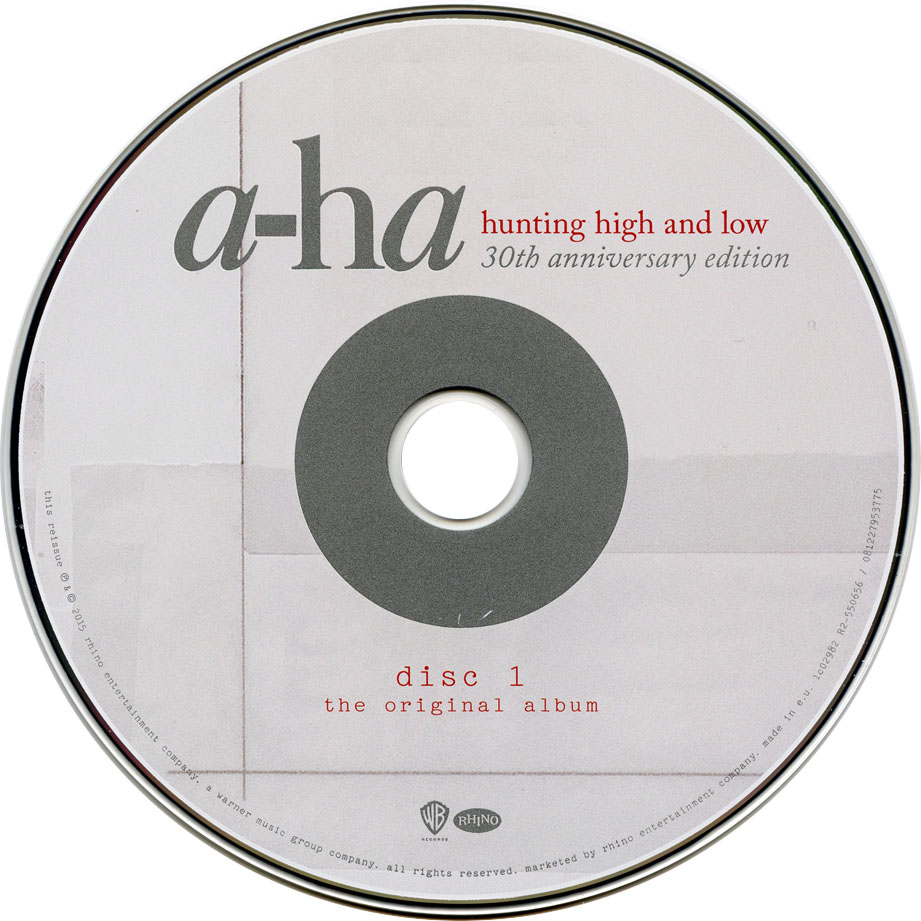 Cartula Cd1 de A-Ha - Hunting High And Low (30th Anniversary Deluxe Edition)