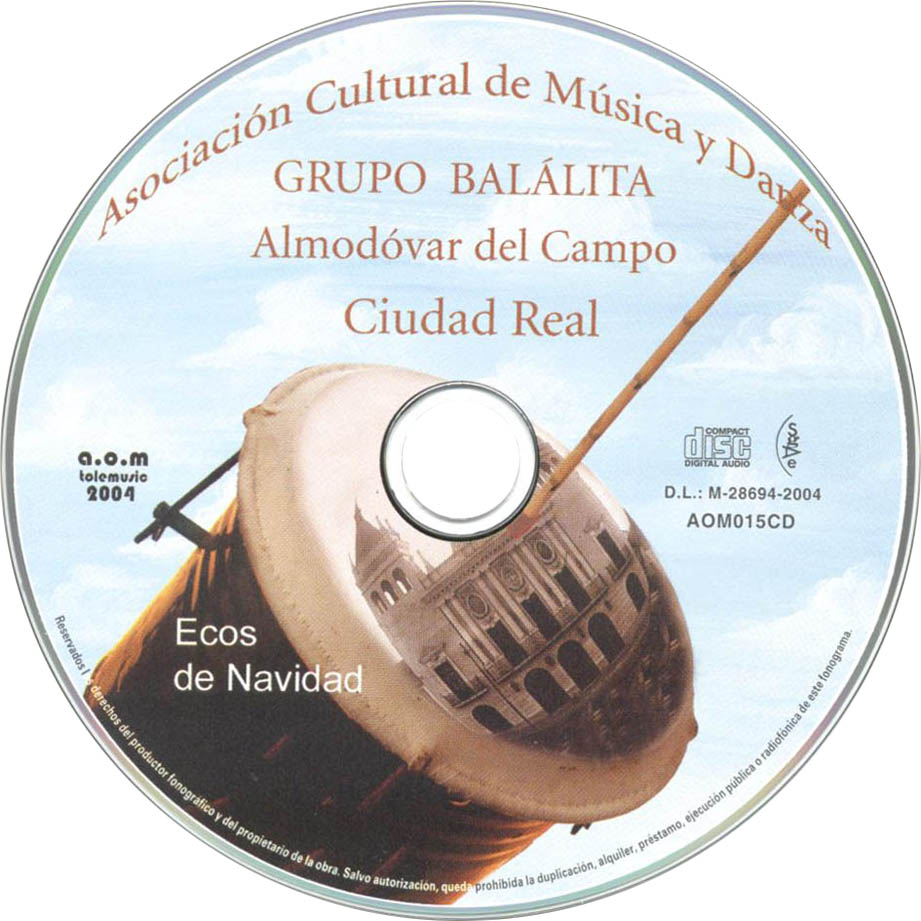 Cartula Cd de Ac Balalita - Asi Canta La Mancha Banja Volumen 2