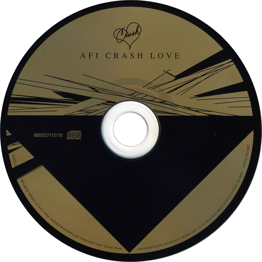 Cartula Cd de Afi - Crash Love