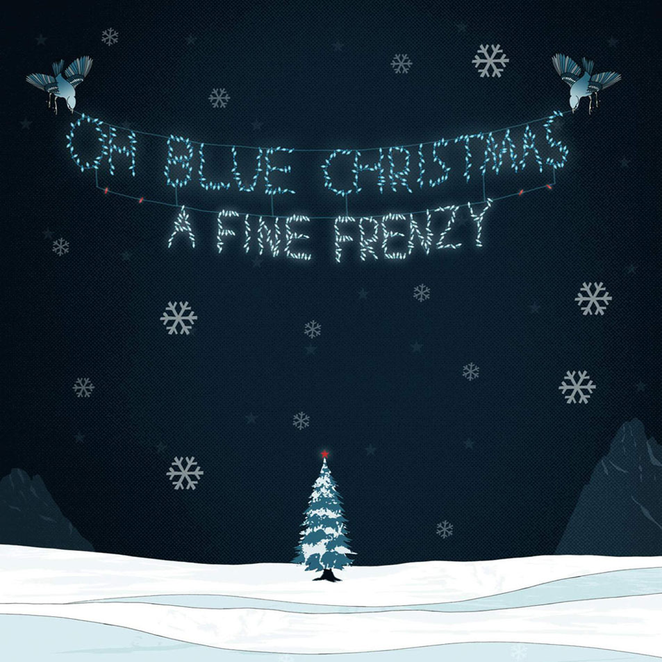 Cartula Frontal de A Fine Frenzy - Oh Blue Christmas (Ep)