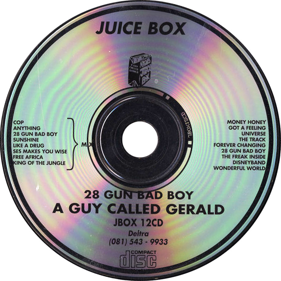 Cartula Cd de A Guy Called Gerald - 28 Gun Bad Boy