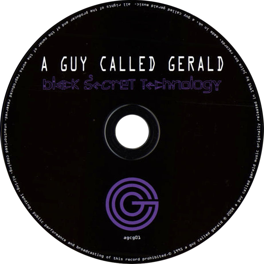 Cartula Cd de A Guy Called Gerald - Black Secret Technology (2008)