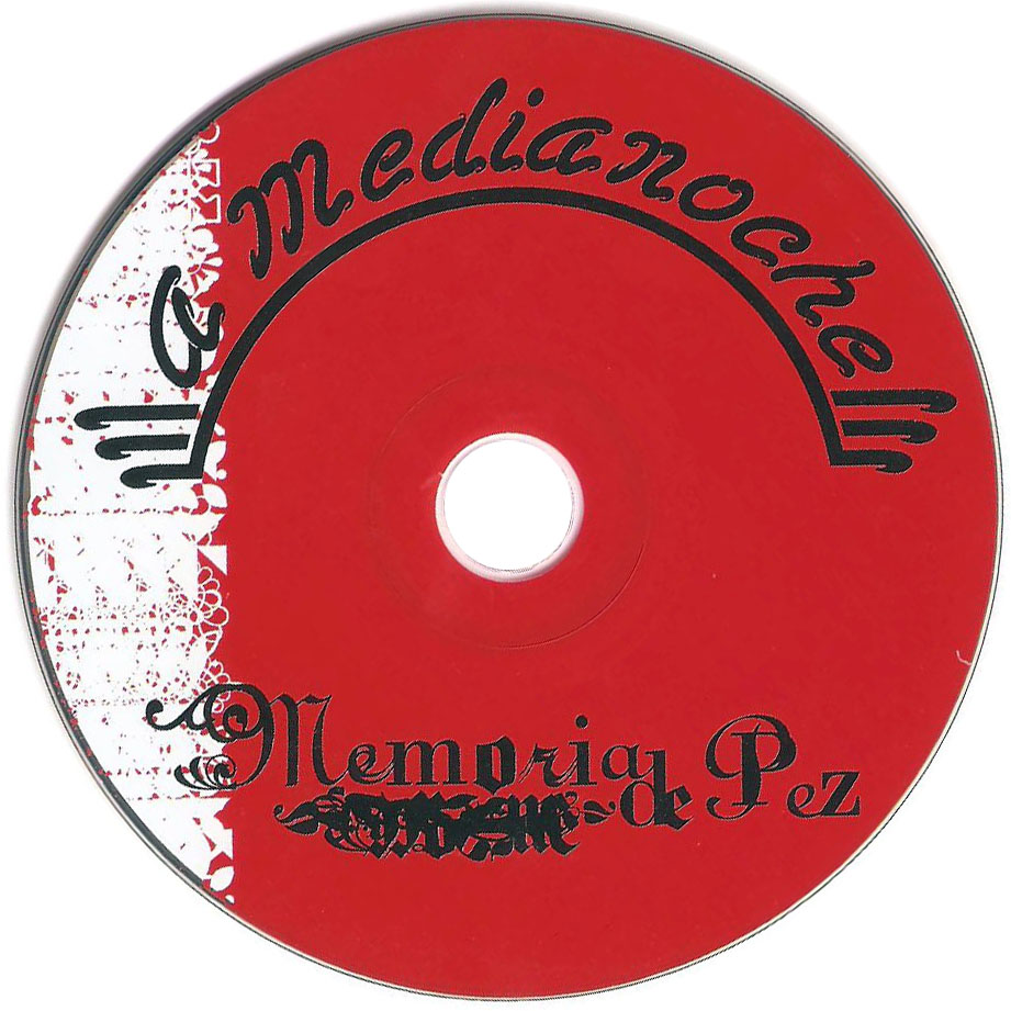 Cartula Cd de A Medianoche - Memoria De Pez