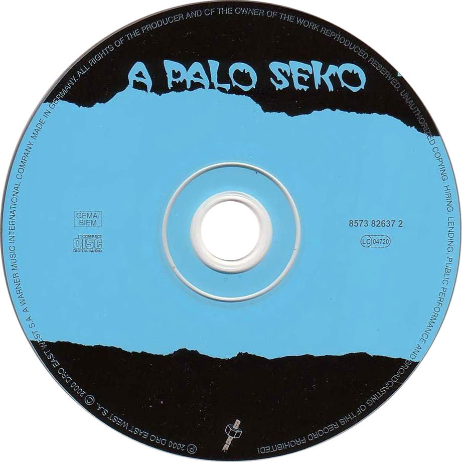 Cartula Cd de A Palo Seko - Por Fin Al Fin El Fin
