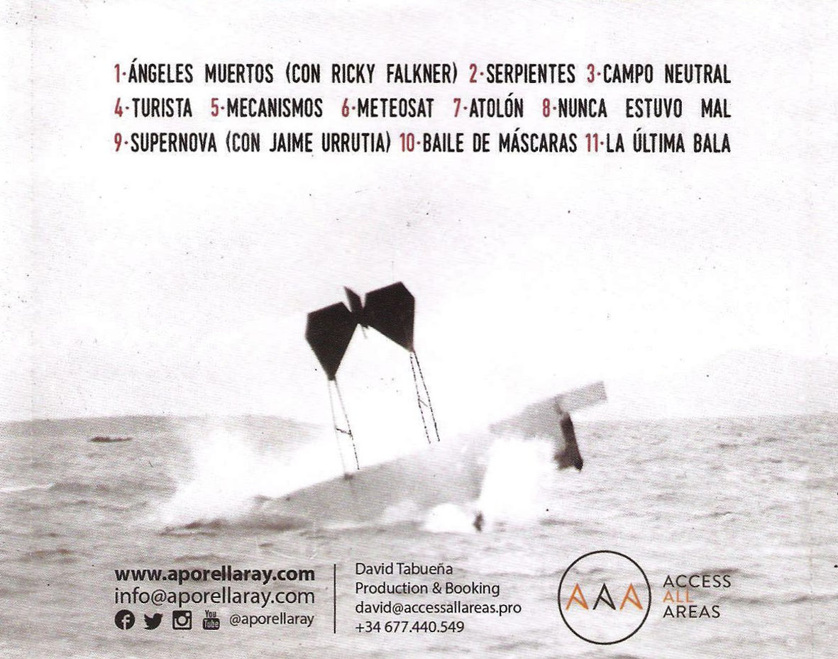 Cartula Trasera de A Por Ella Ray - Turista
