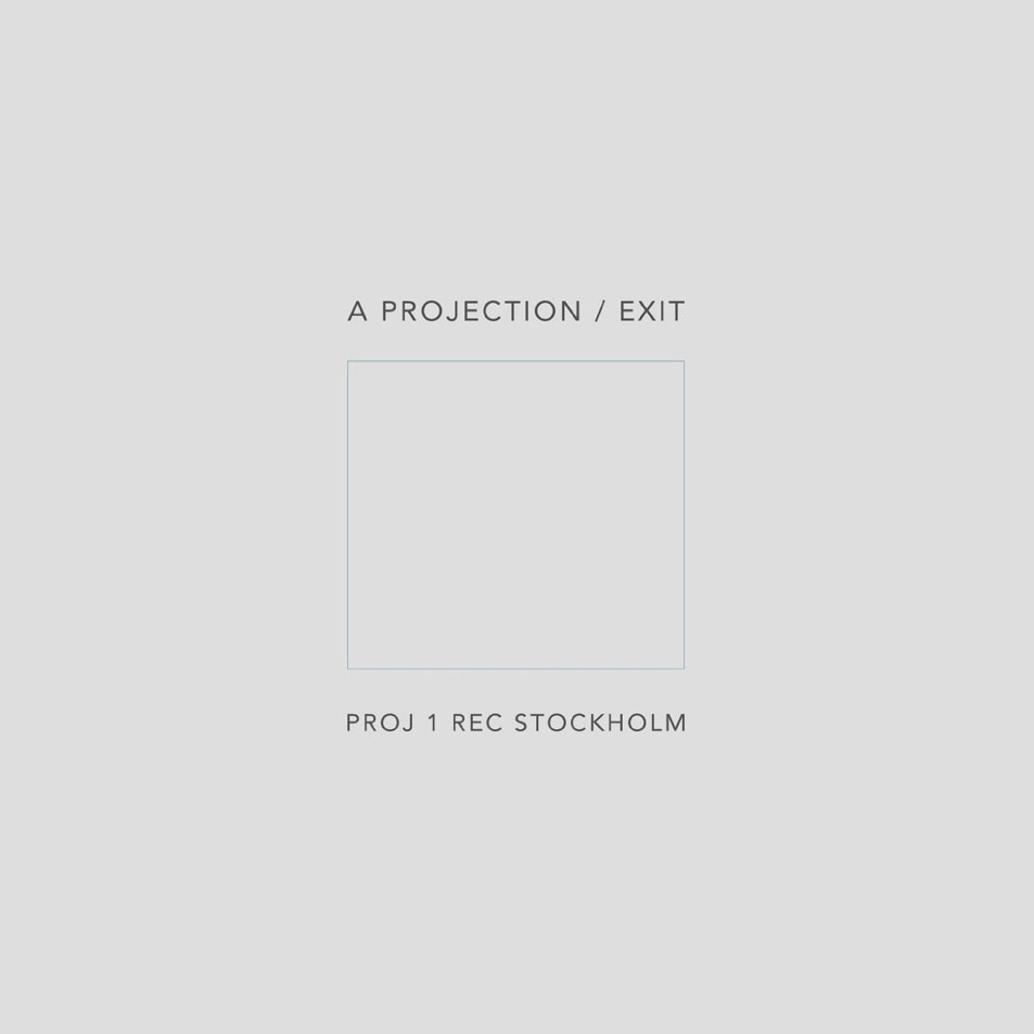 Cartula Frontal de A Projection - Exit