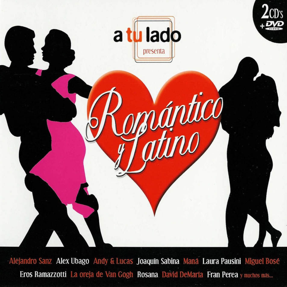 Cartula Frontal de A Tu Lado Presenta Romantico Y Latino