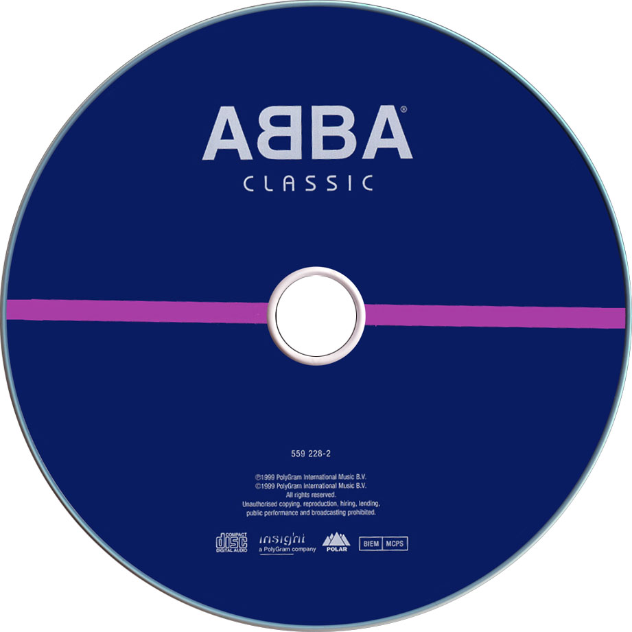 Cartula Cd de Abba - Classic