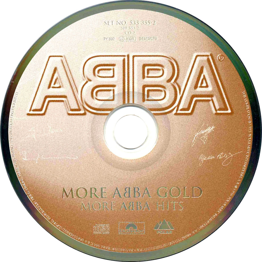 Cartula Cd2 de Abba - Forever Gold