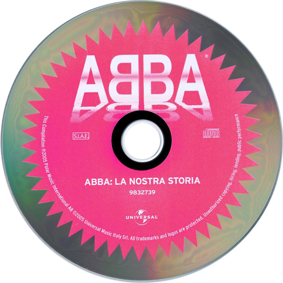 Cartula Cd de Abba - La Nostra Storia