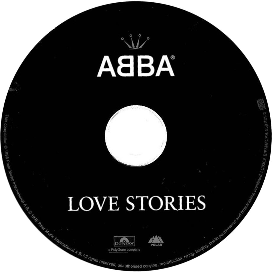 Cartula Cd de Abba - Love Stories