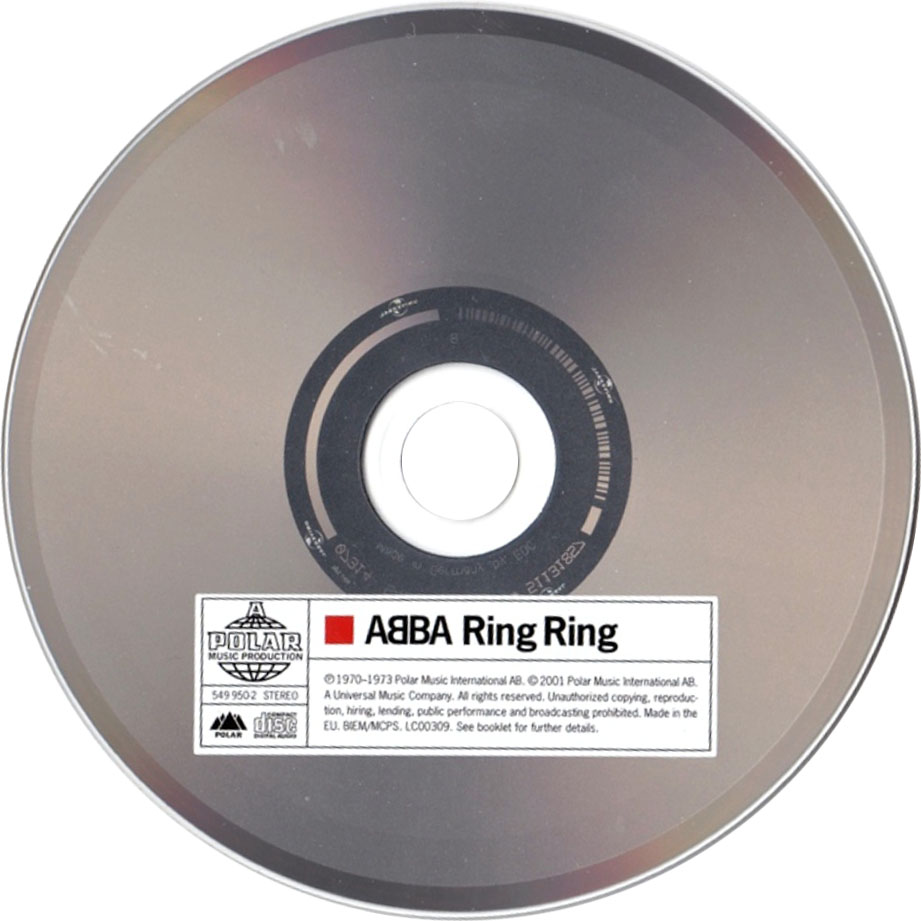 Cartula Cd de Abba - Ring Ring (2001)
